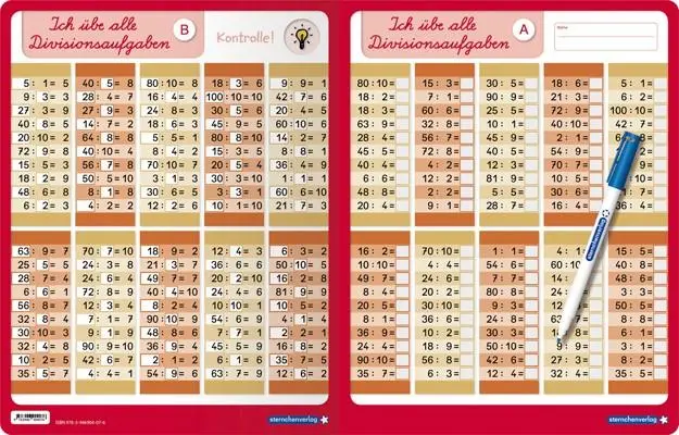 Rückseite: 9783946904076 | Ich übe alle Divisionsaufgaben mit Stift | Katrin Langhans | Buch