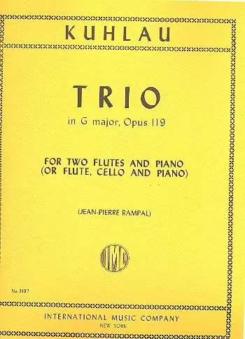 Cover: 9790220424076 | Trio Op.119 (Rampal) | Friedrich Kuhlau | Buch | EAN 9790220424076