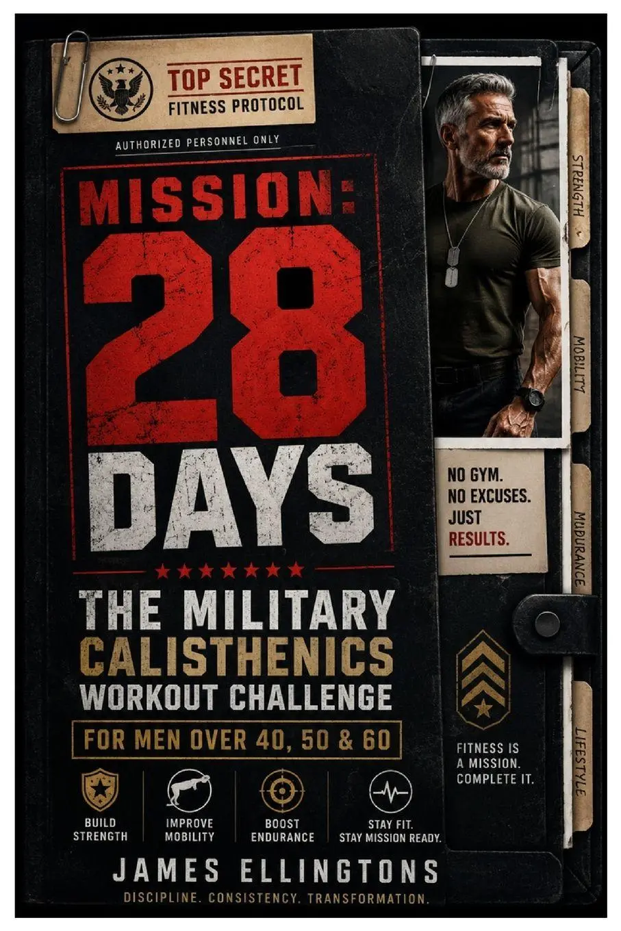 The 28-Day Military Calisthenics Workout Challenge for Men Over 40, 50 & 60
