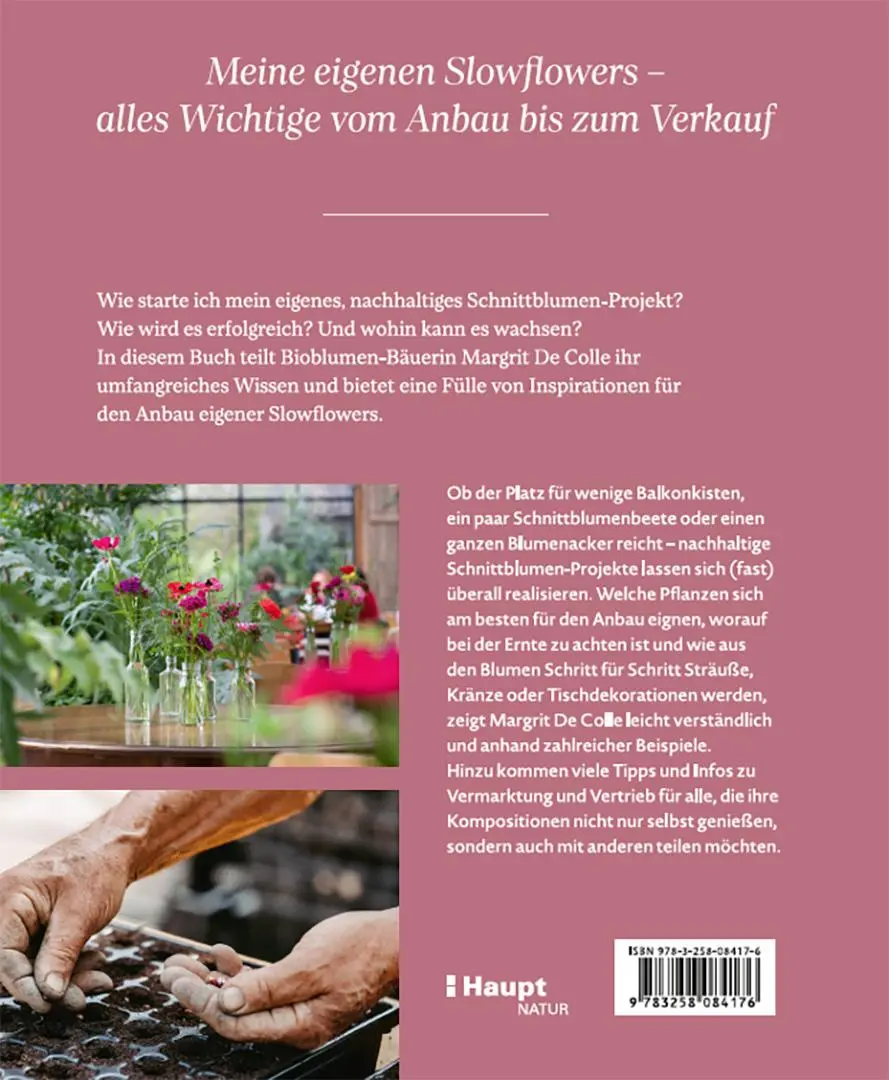 Rückseite: 9783258084176 | Nachhaltige Schnittblumen | Slowflowers - vom Anbau bis zum Verkauf