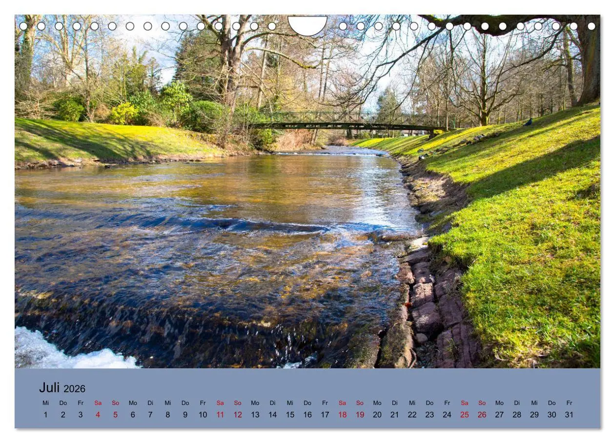 Bild: 9783457834176 | Kurpark Baden-Baden (Wandkalender 2026 DIN A4 quer), CALVENDO...