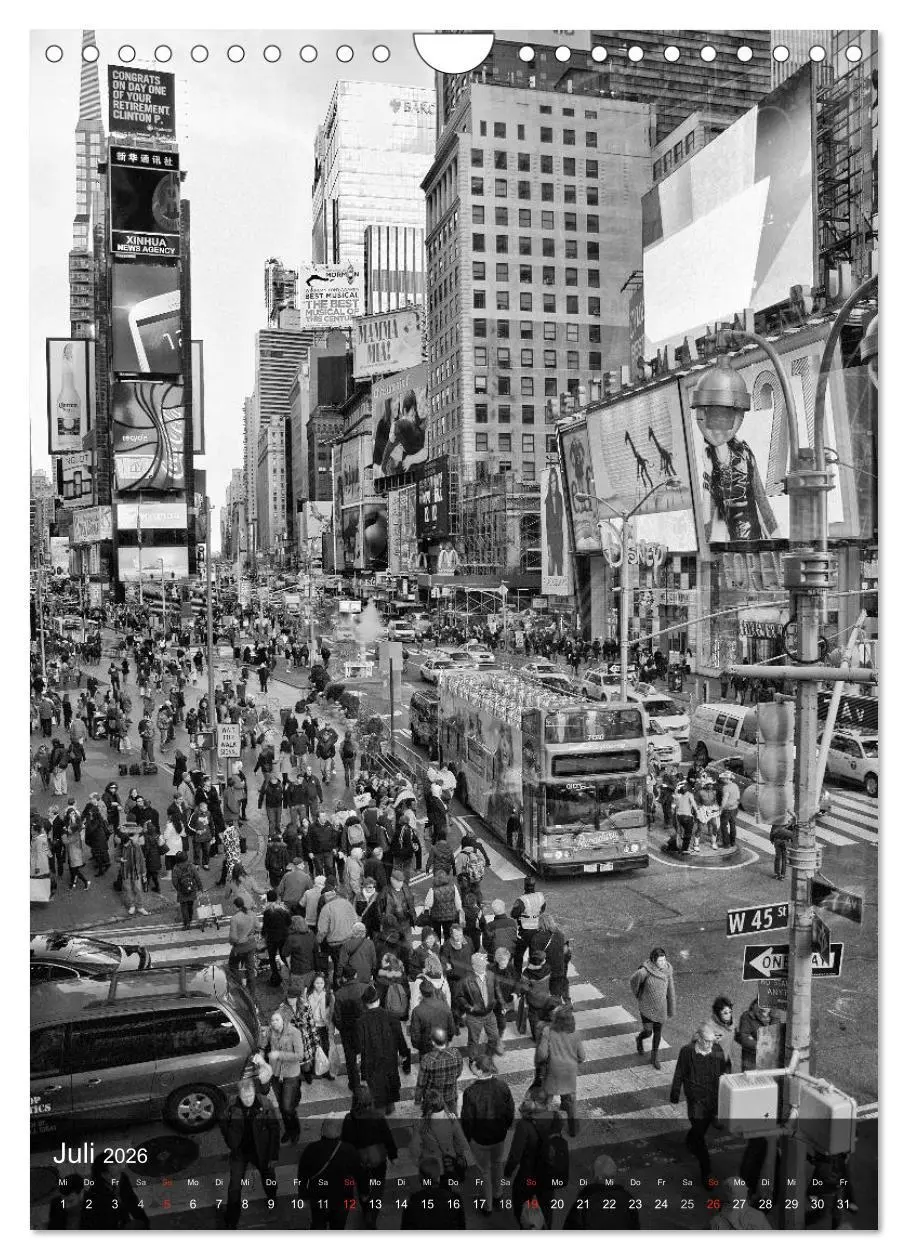 Bild: 9783516474176 | New York - The Big Apple (Wandkalender 2026 DIN A4 hoch), CALVENDO...
