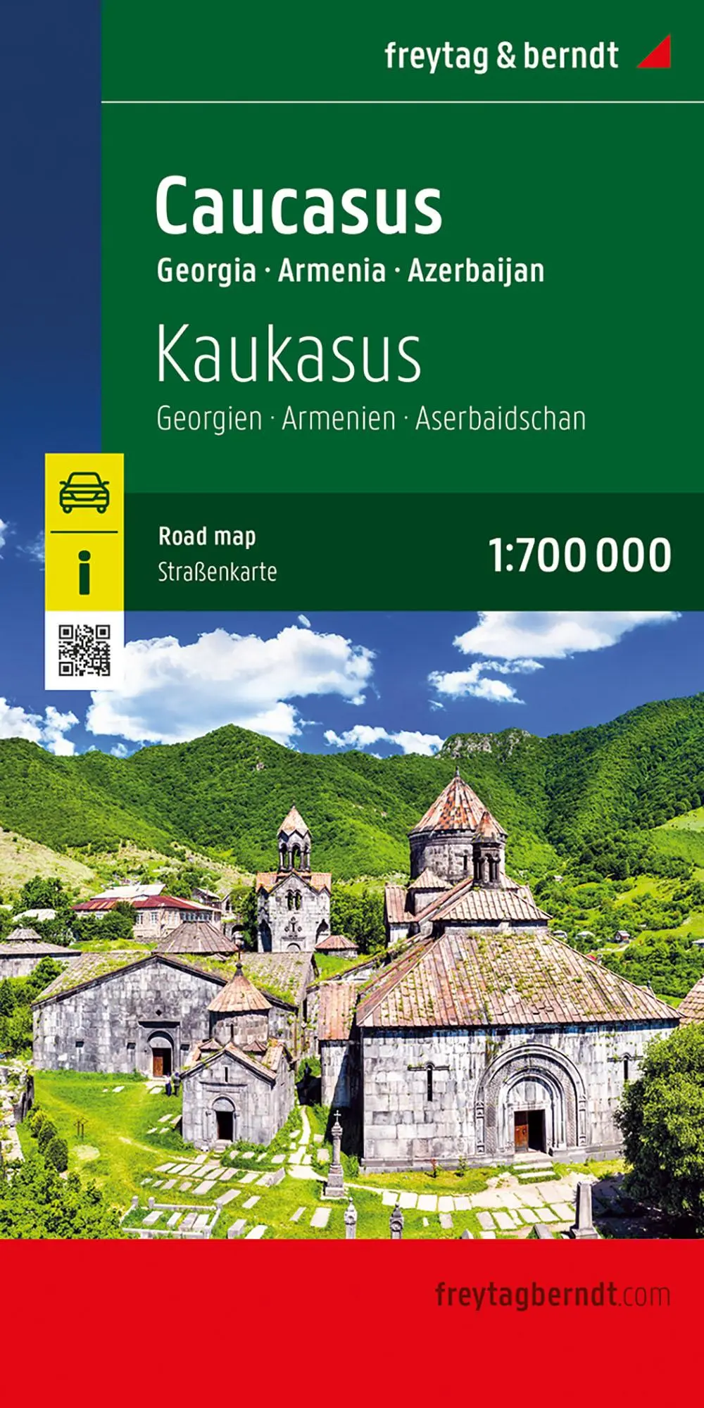 Cover: 9783707924176 | Kaukasus, Straßenkarte 1:700.000, freytag &amp; berndt | Freytag &amp; Berndt