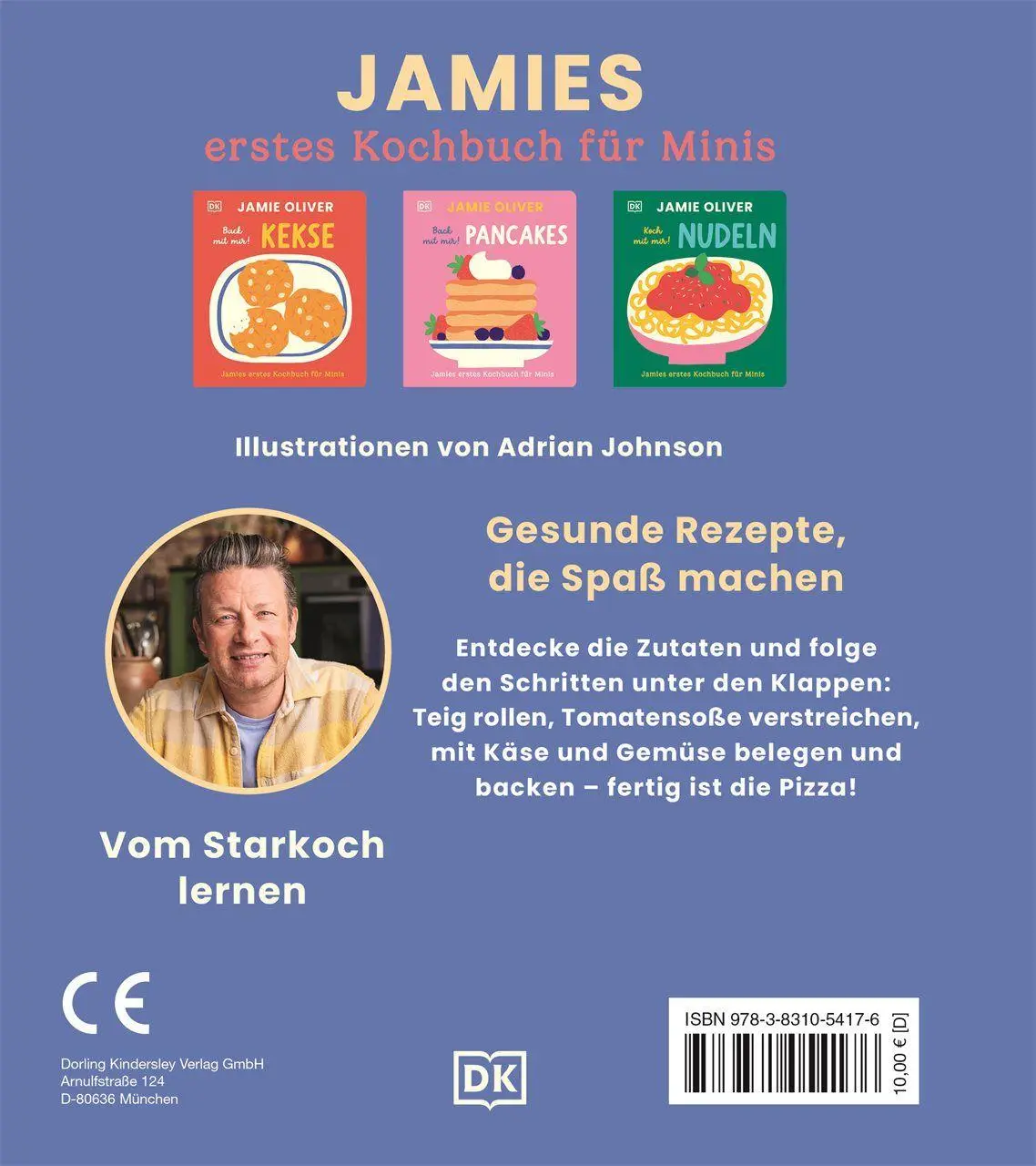 Autor: 9783831054176 | Jamies erstes Kochbuch für Minis. Back mit mir! Pizza | Jamie Oliver