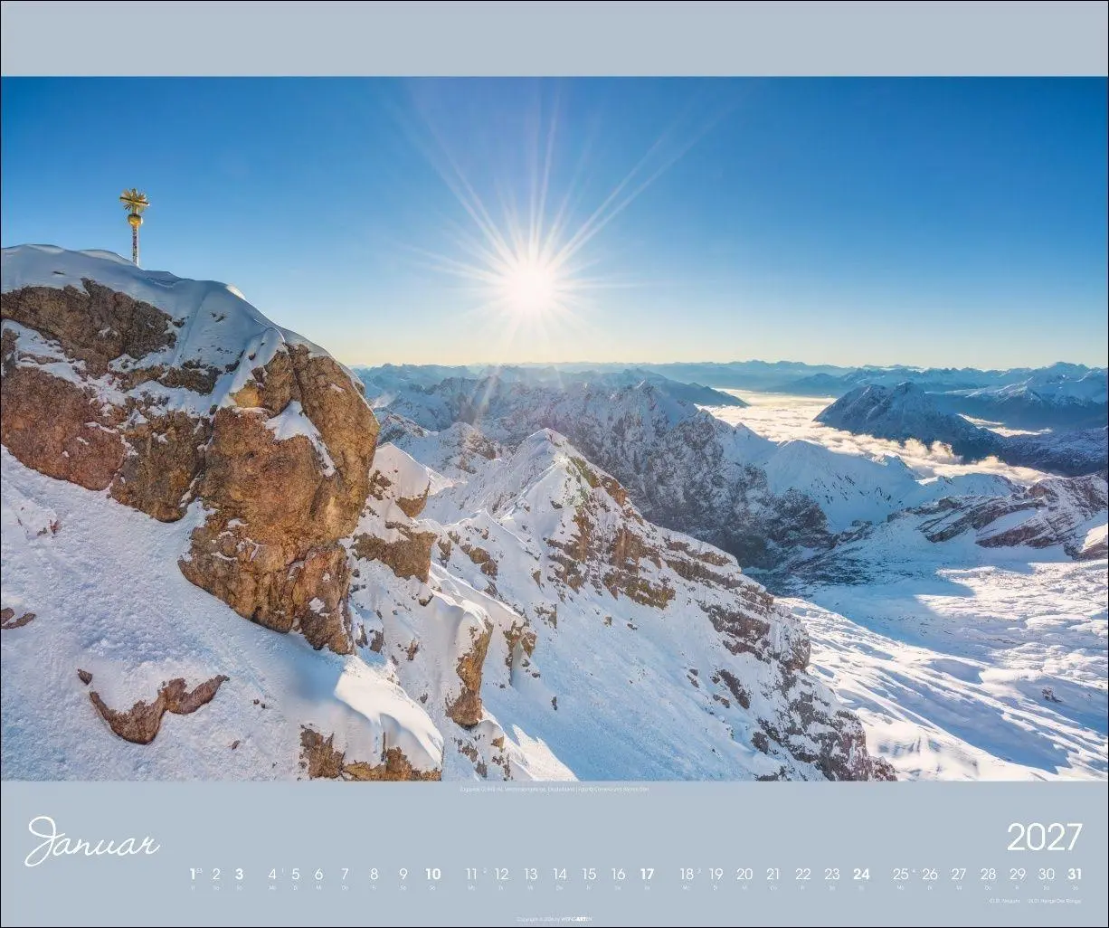 Bild: 9783839904176 | Alpen im Licht Kalender 2027 | Kalender | Reisekalender Weingarten