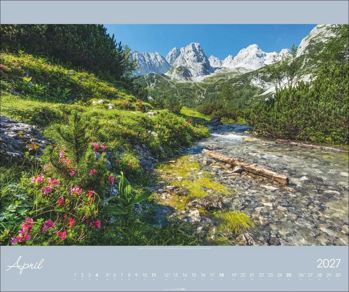 Bild: 9783839904176 | Alpen im Licht Kalender 2027 | Kalender | Reisekalender Weingarten