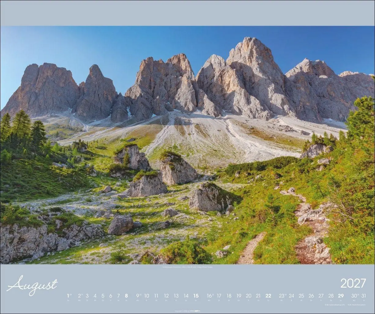 Bild: 9783839904176 | Alpen im Licht Kalender 2027 | Kalender | Reisekalender Weingarten