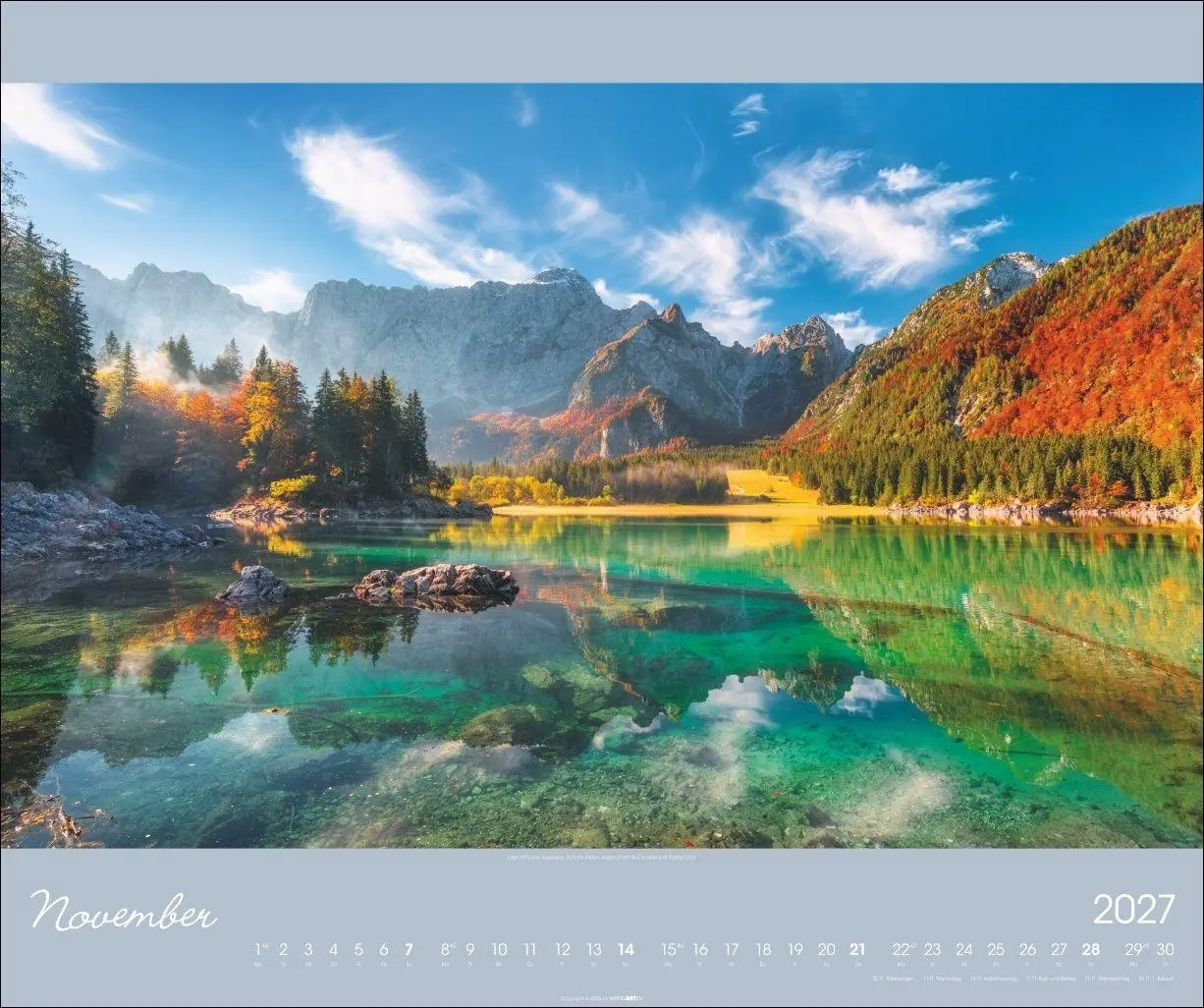 Bild: 9783839904176 | Alpen im Licht Kalender 2027 | Kalender | Reisekalender Weingarten