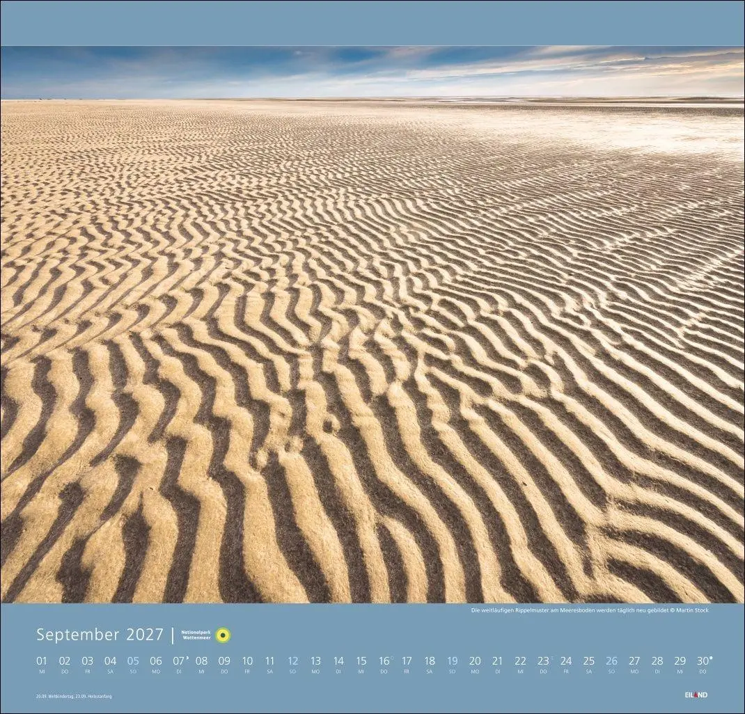 Bild: 9783964024176 | Nationalpark Wattenmeer Edition Kalender 2027 - Martin Stock | Stock