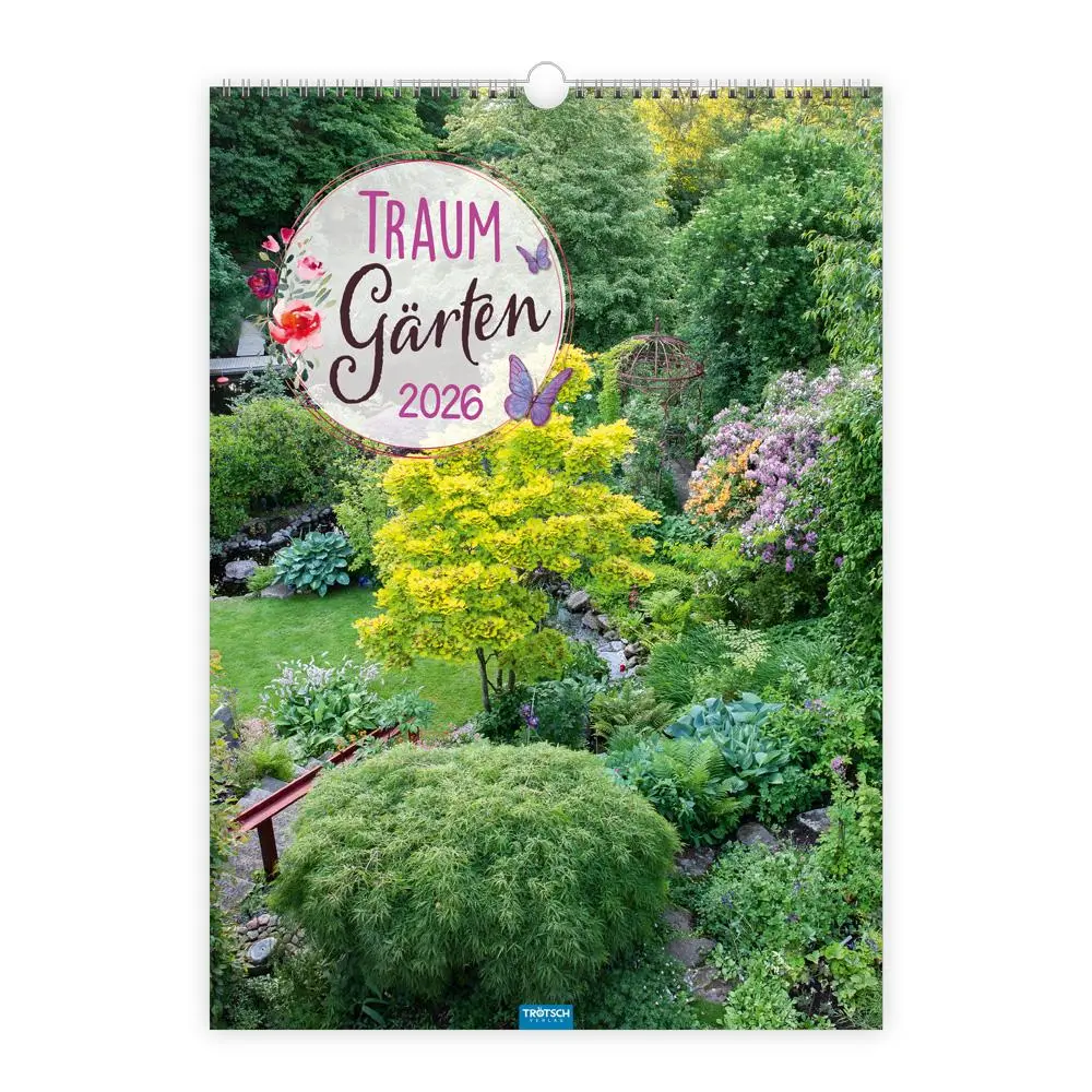 Cover: 9783988024176 | Trötsch Großbildkalender Traumgärten 2026 | Wandkalender | KG | XXIV