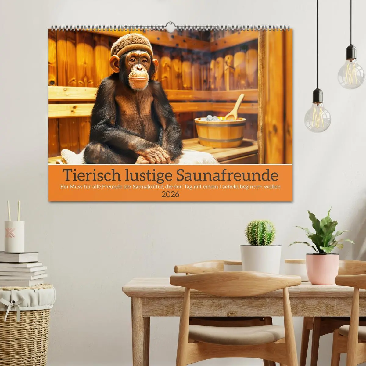 Bild: 9783457374276 | Tierisch lustige Saunafreunde (Wandkalender 2026 DIN A2 quer),...