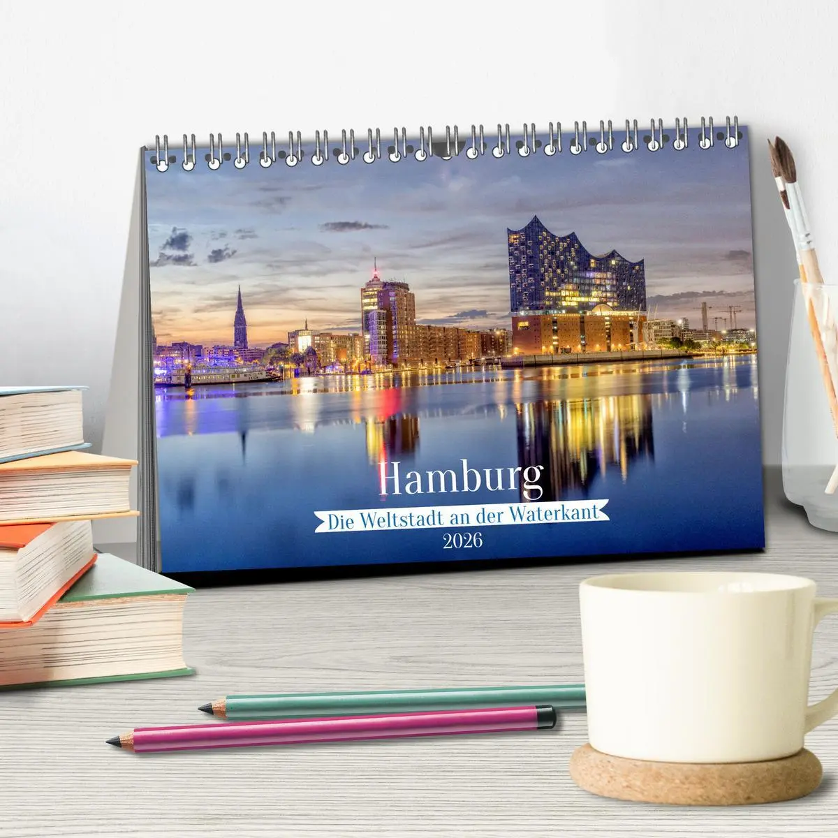 Bild: 9783457514276 | Hamburg - Die Weltstadt an der Waterkant (Tischkalender 2026 DIN A5...