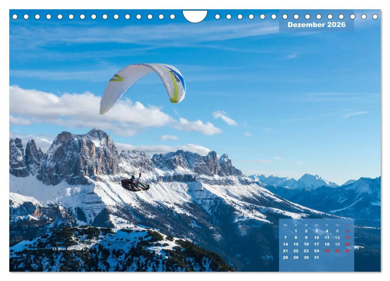Bild: 9783457754276 | Paragliding - Aufbruch zu neuen Höhenflügen (Wandkalender 2026 DIN...