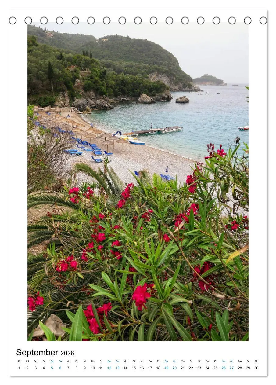 Bild: 9783516394276 | Korfu - Paradiesische Insel in der Adria (Tischkalender 2026 DIN A5...