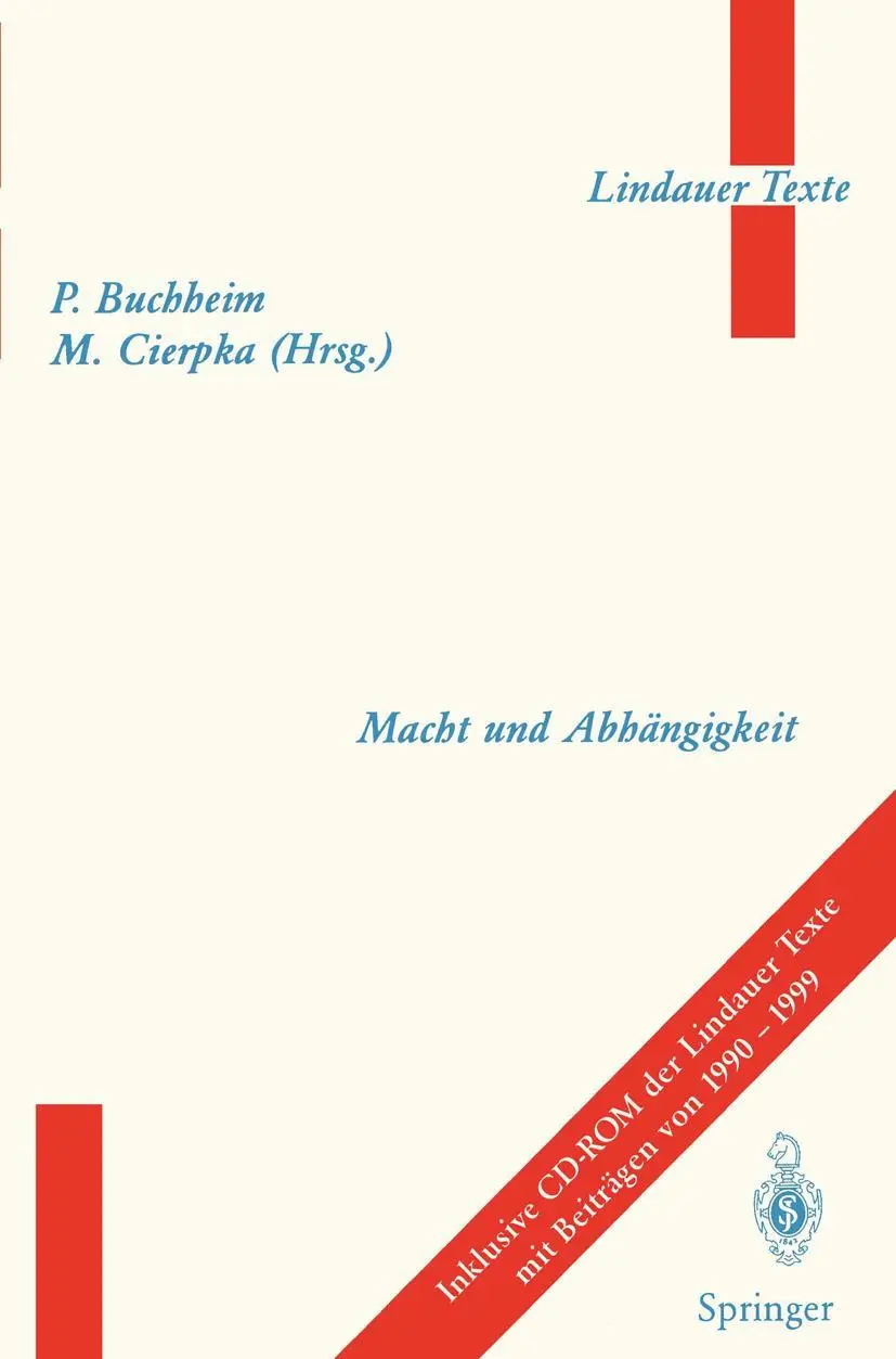 Cover: 9783540674276 | Macht und Abhängigkeit | M. Cierpka (u. a.) | Taschenbuch | x | 2000