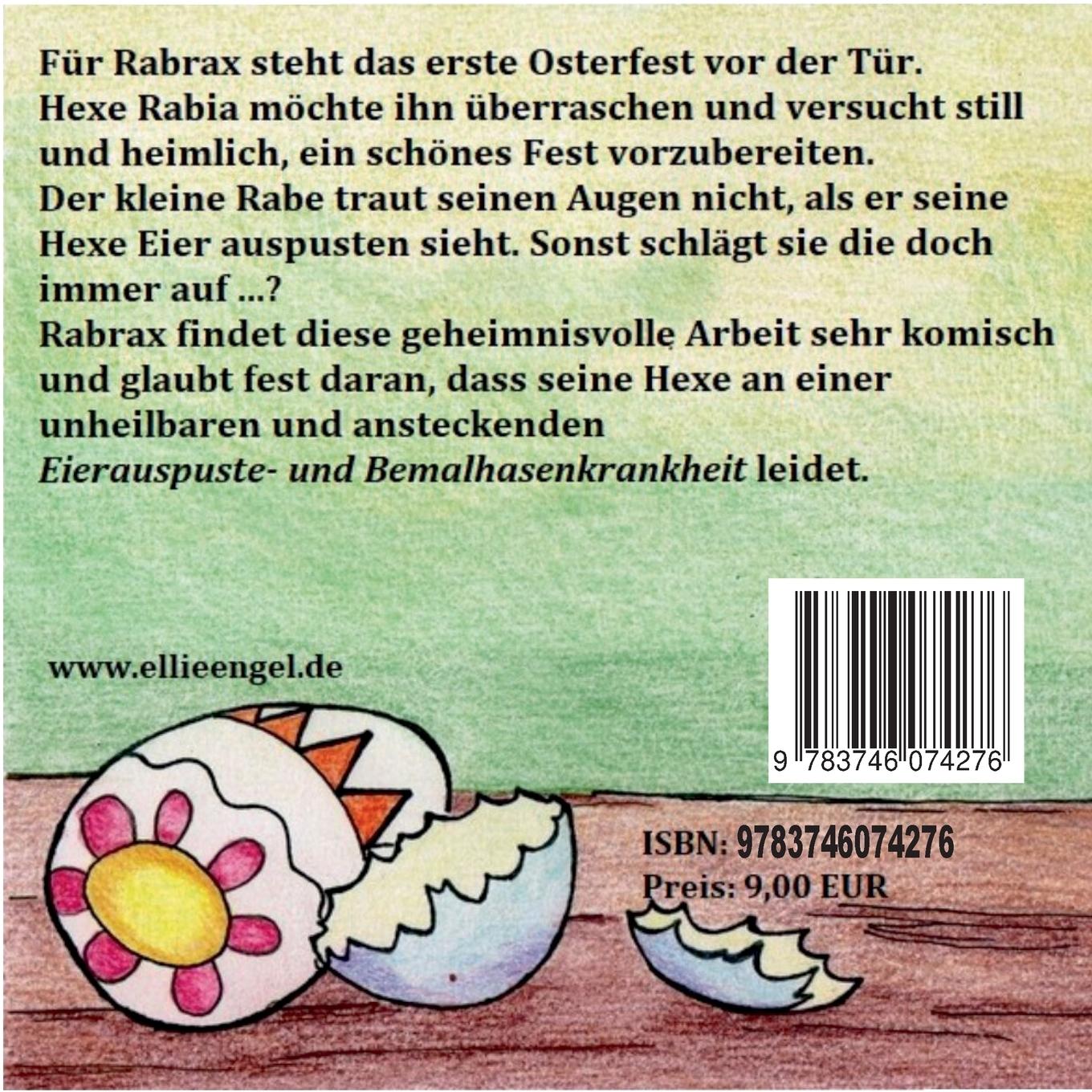 Rückseite: 9783746074276 | Rabrax vom Lilarabenstein und die Eierauspuste-Bemalhasenkrankheit