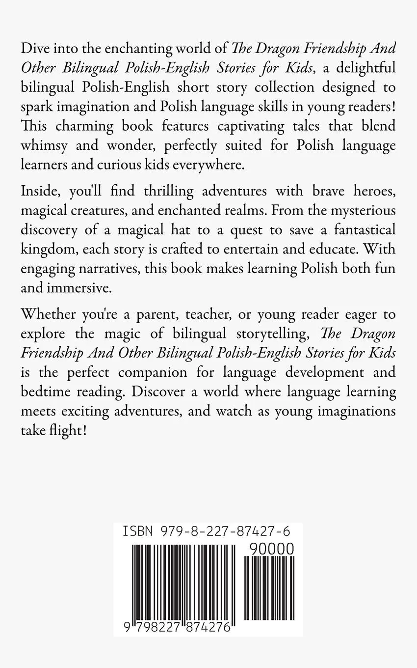 Rückseite: 9798227874276 | The Dragon Friendship And Other Bilingual Polish-English Stories...