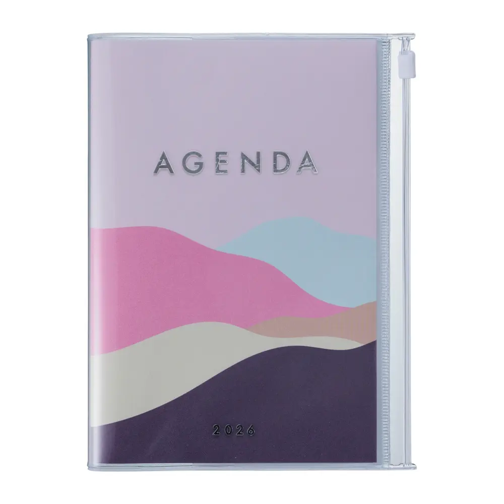 Cover: 4550045144376 | MARK'S 2025/26 Taschenkalender, B6 Mountain, Pink | Mark's Inc | 2026