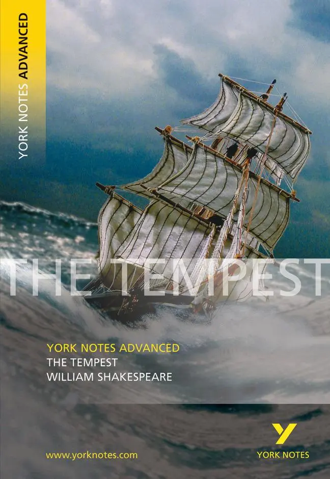 Cover: 9780582784376 | The Tempest (York Notes Advanced) English Literature Study Guide -...