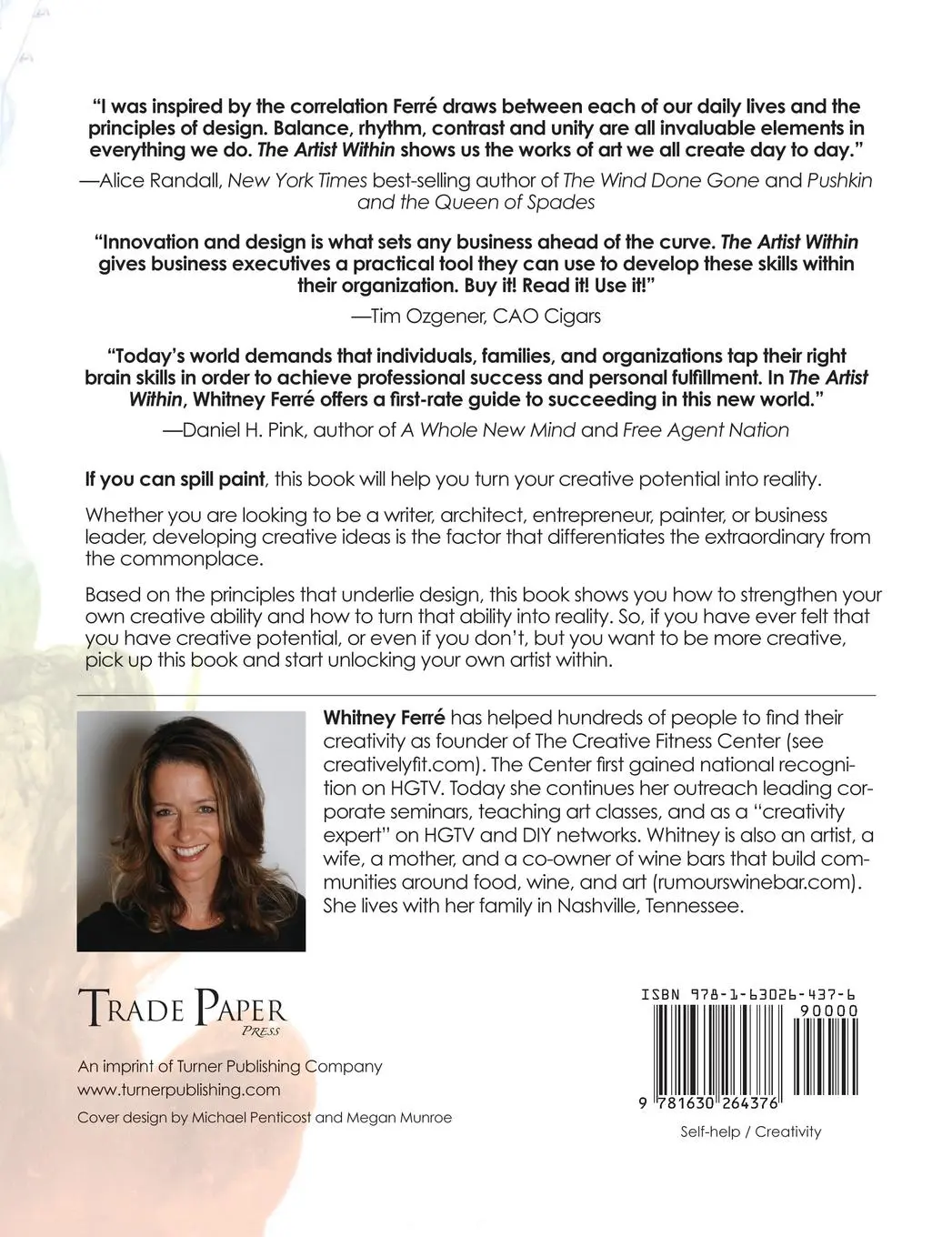 Rückseite: 9781630264376 | Artist Within | A Guide to Becoming Creatively Fit | Whitney Ferre