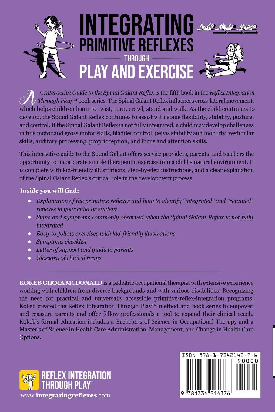 Rückseite: 9781734214376 | Integrating Primitive Reflexes Through Play and Exercise | McDonald
