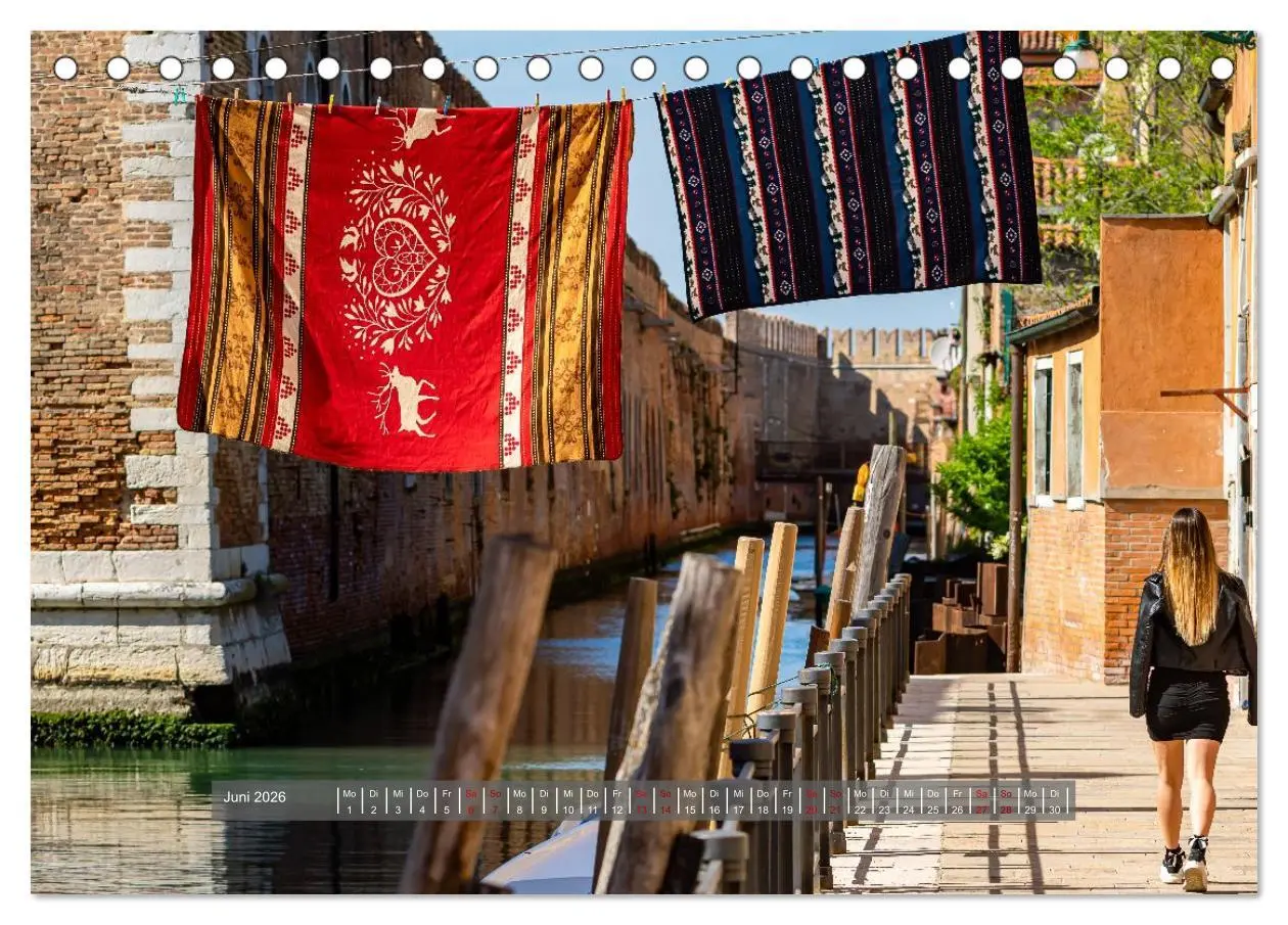 Bild: 9783457294376 | Sehnsuchtsort Venedig 2026 (Tischkalender 2026 DIN A5 quer),...