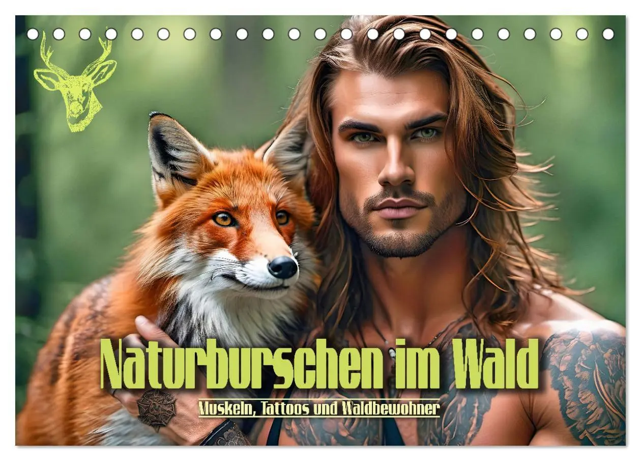Cover: 9783457364376 | Naturburschen im Wald - Muskeln, Tattoos und Waldbewohner...