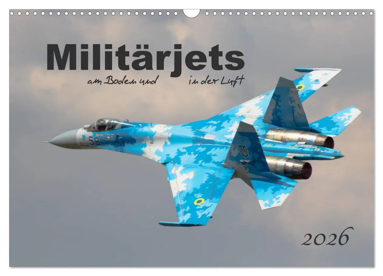 Cover: 9783457814376 | Militärjets am Boden und in der Luft (Wandkalender 2026 DIN A3...