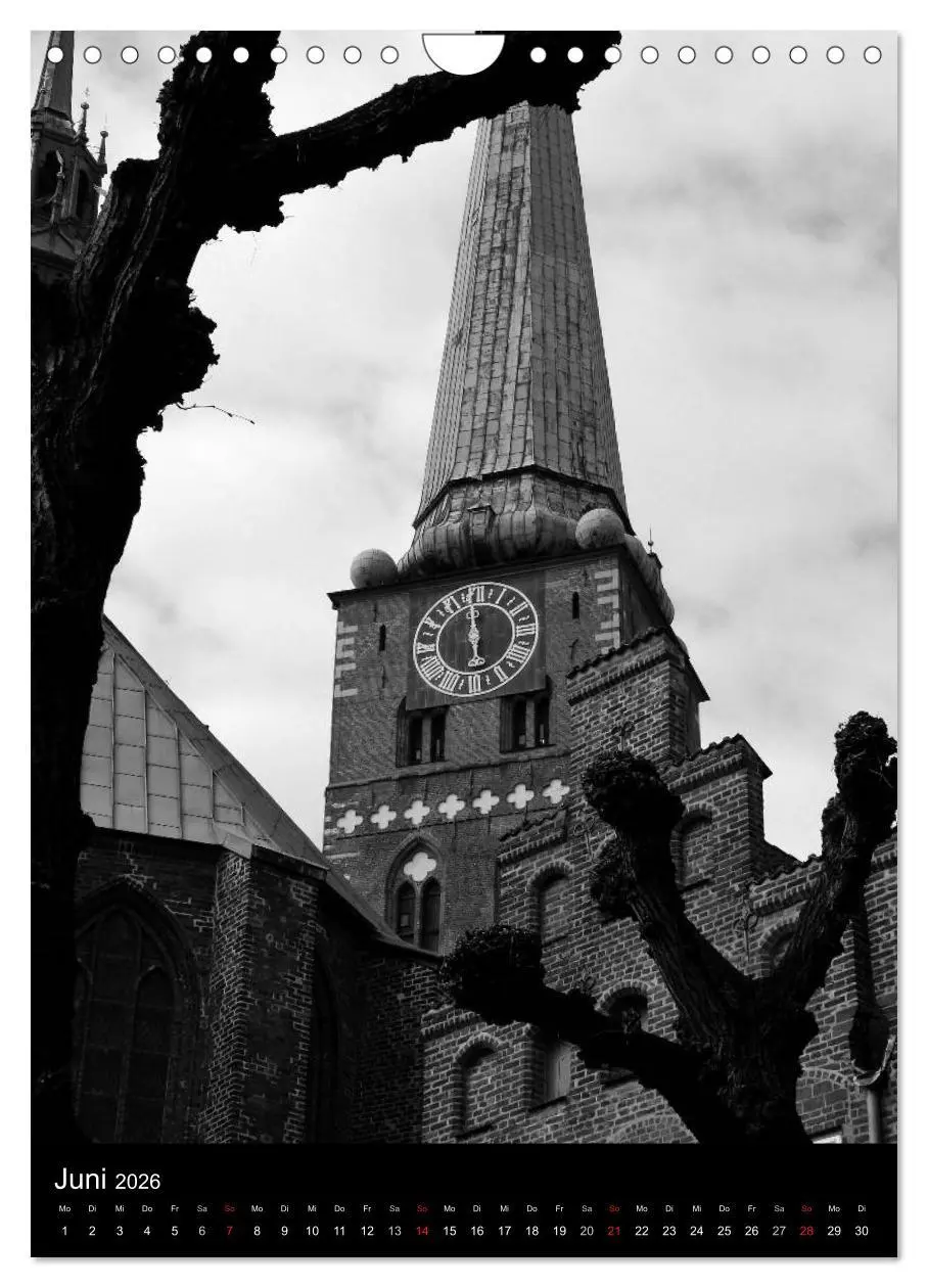 Bild: 9783516454376 | Lübeck schwarz-weiß (Wandkalender 2026 DIN A4 hoch), CALVENDO...