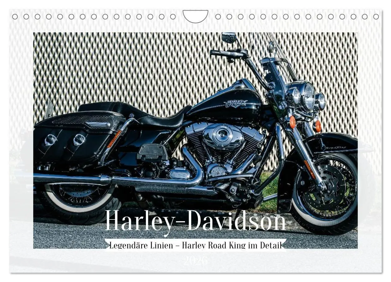 Cover: 9783516694376 | Legendäre Linien - Harley Road King im Detail (Wandkalender 2026...