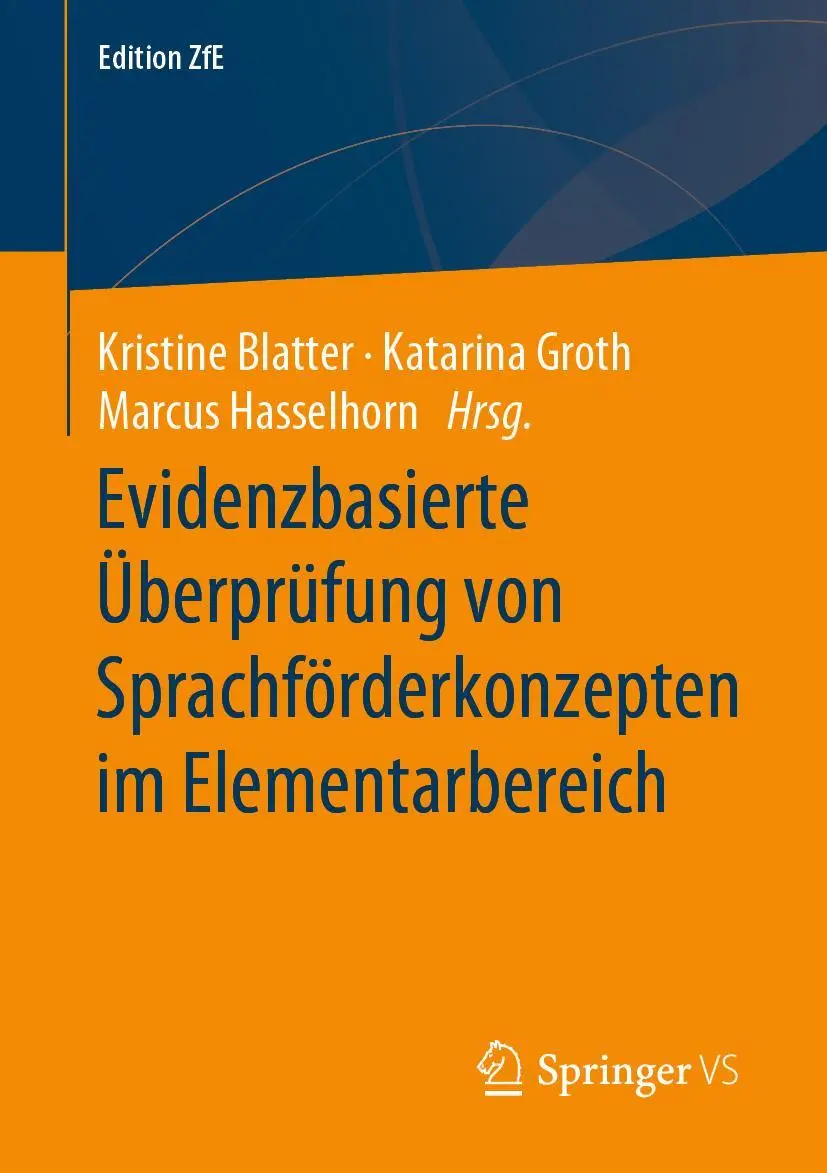 Cover: 9783658264376 | Evidenzbasierte Überprüfung von Sprachförderkonzepten im...