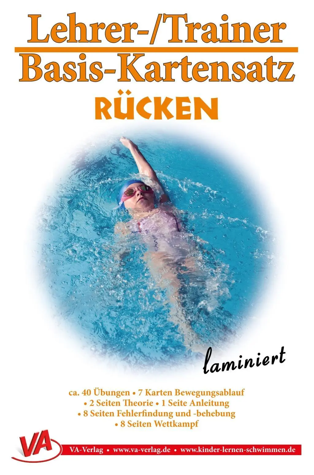 Cover: 9783944824376 | Aretz, V: Arbeitskarten Schwimmunterricht lam. 03. Rücken D | Aretz