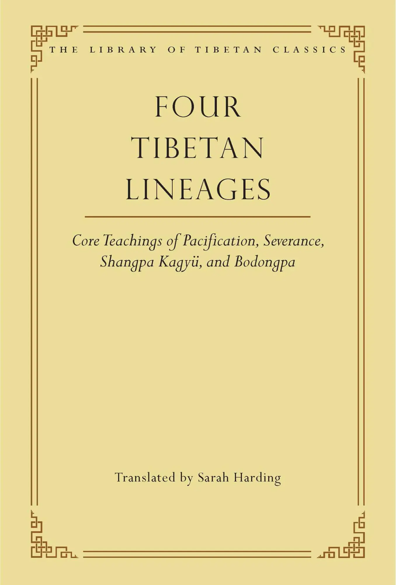 Cover: 9780861714476 | Four Tibetan Lineages | Sarah Harding | Buch | Gebunden | Englisch