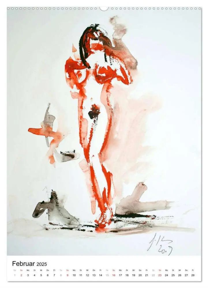Bild: 9783457044476 | Erotische Aquarelle (hochwertiger Premium Wandkalender 2025 DIN A2...