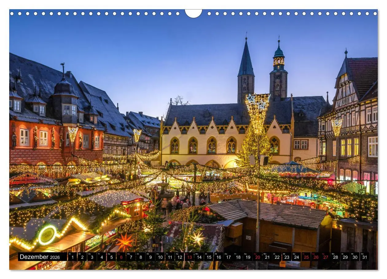Bild: 9783457804476 | Fachwerkstadt Goslar (Wandkalender 2026 DIN A3 quer), CALVENDO...