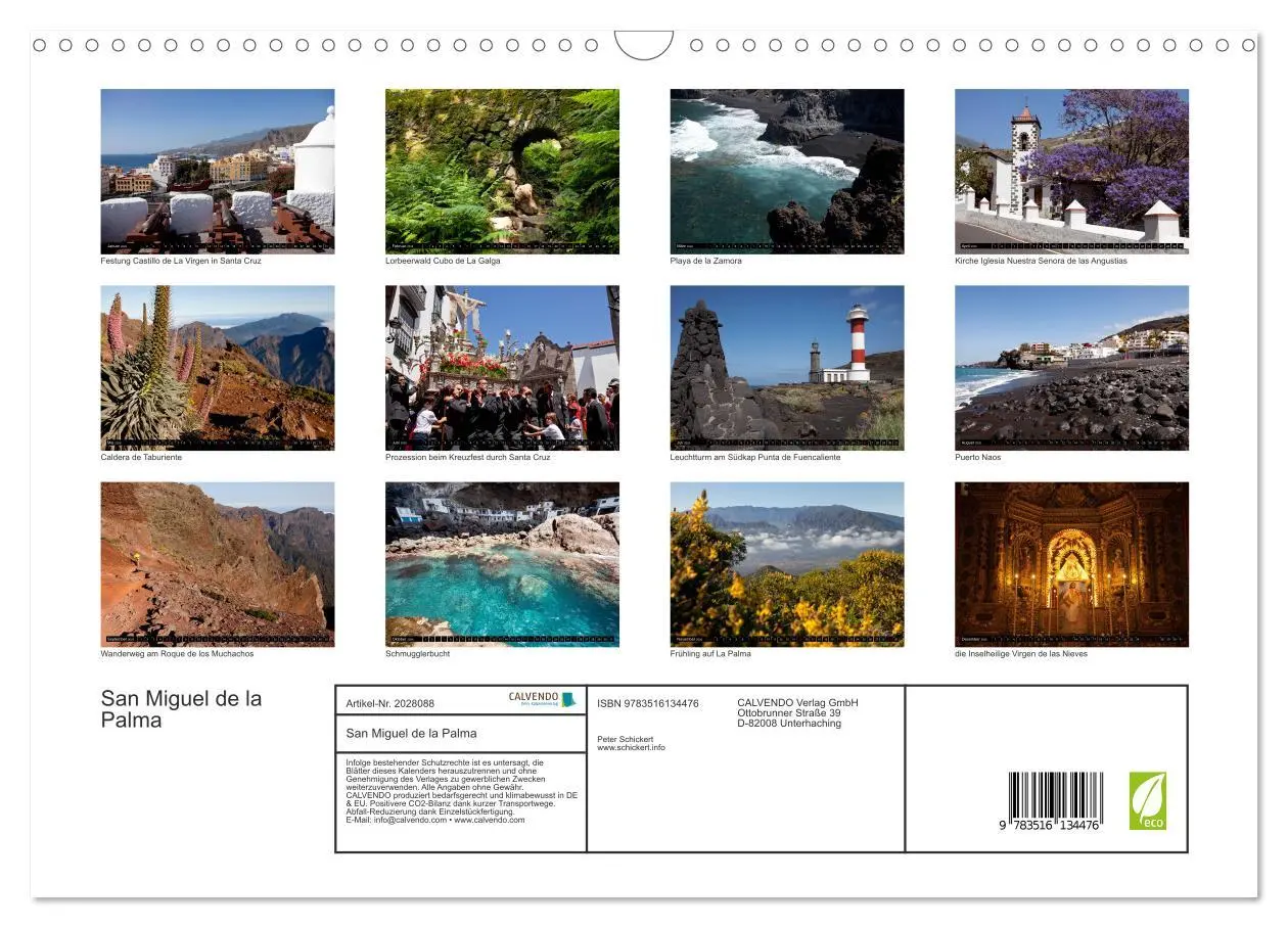 Bild: 9783516134476 | San Miguel de la Palma (Wandkalender 2026 DIN A3 quer), CALVENDO...
