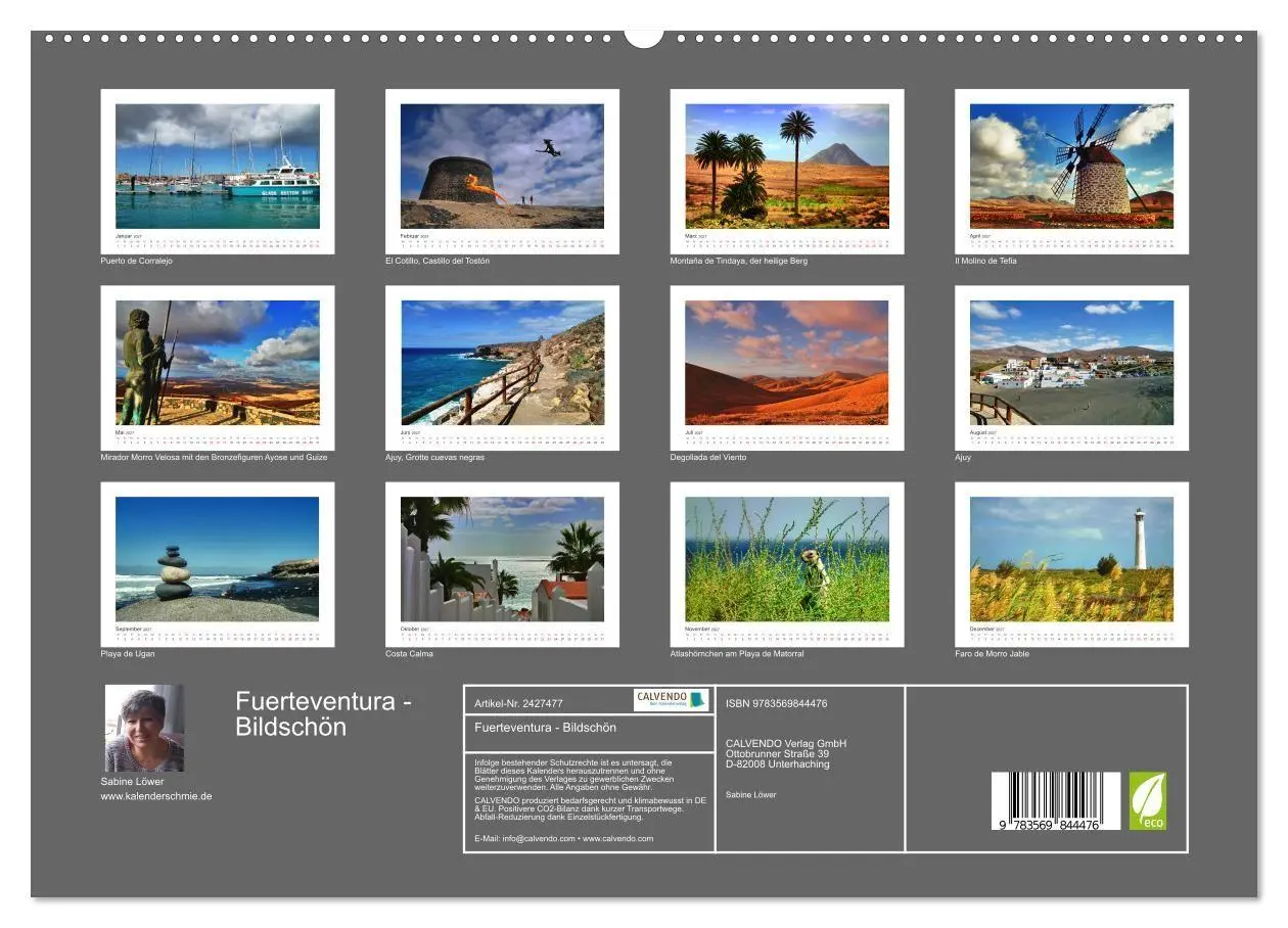 Bild: 9783569844476 | Fuerteventura - Bildschön (hochwertiger Premium Wandkalender 2027...