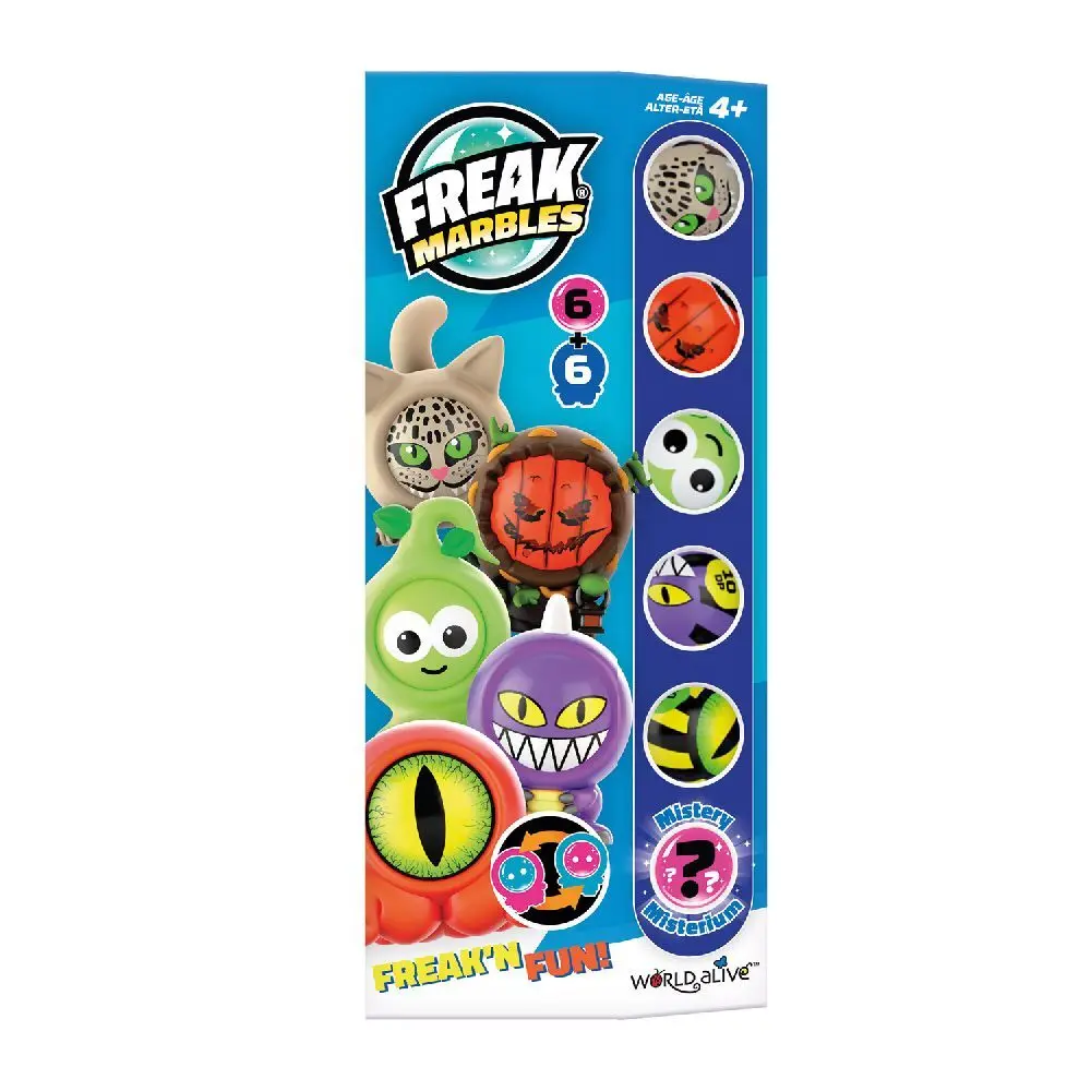 Cover: 8436592184576 | Freak Marbles Marbles &amp; Skins 6er Set - blau | 2218457 | 2024