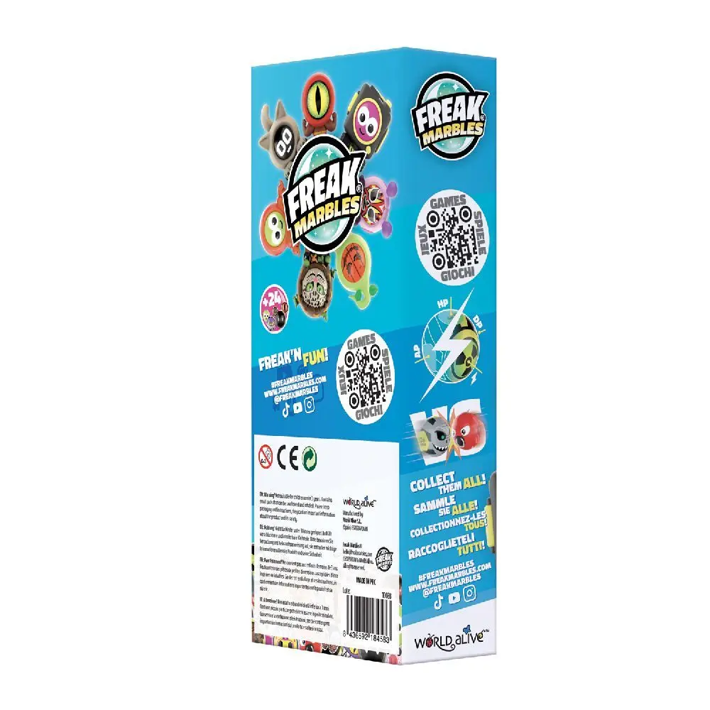 Bild: 8436592184576 | Freak Marbles Marbles &amp; Skins 6er Set - blau | 2218457 | 2024