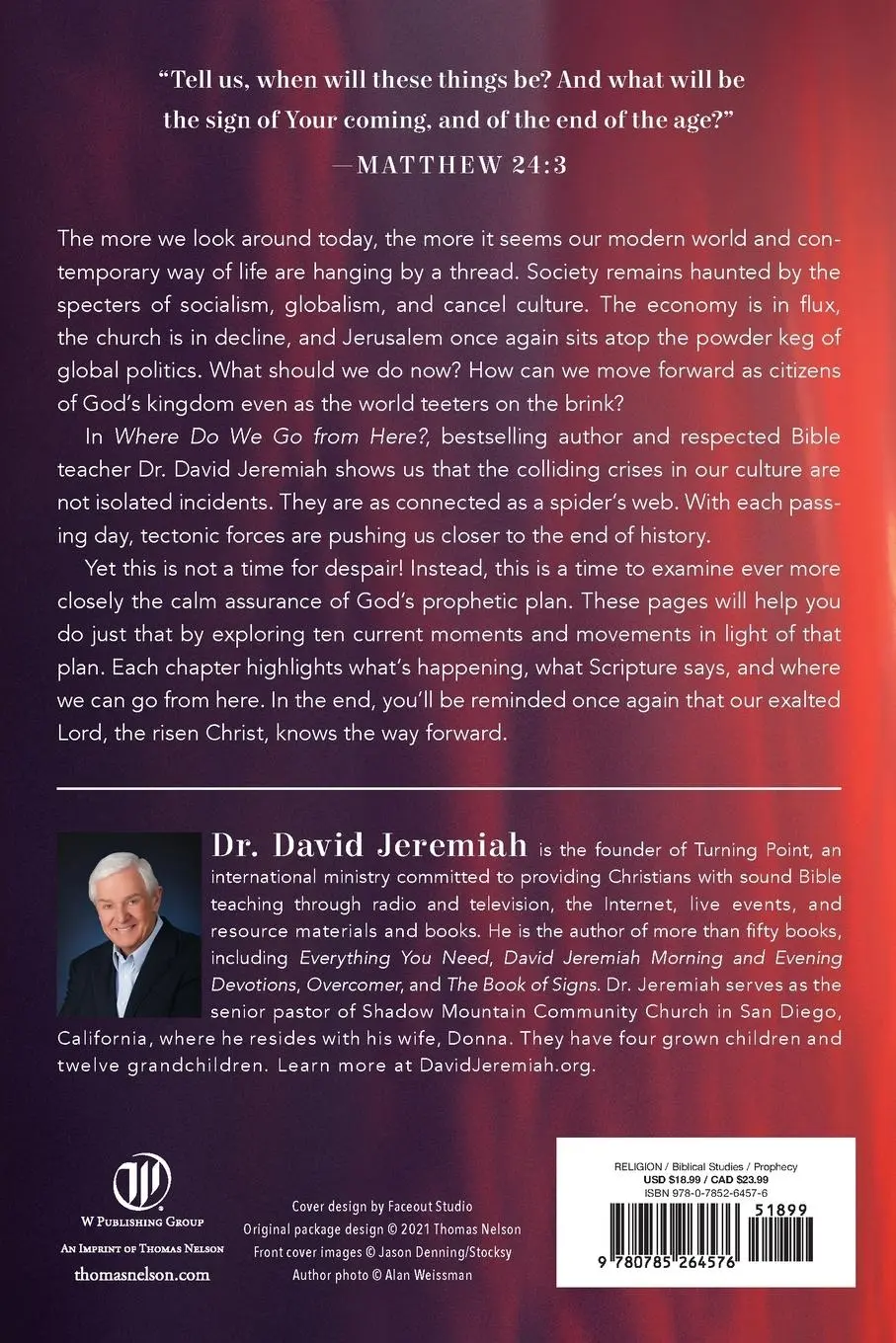 Rückseite: 9780785264576 | Where Do We Go from Here? | David Jeremiah | Taschenbuch | Englisch