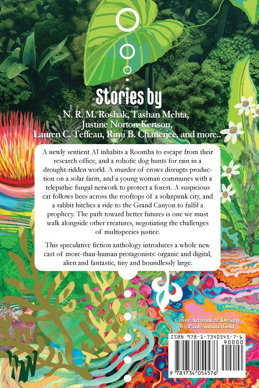 Rückseite: 9781734054576 | Solarpunk Creatures | N. R. M. Roshak (u. a.) | Taschenbuch | Englisch