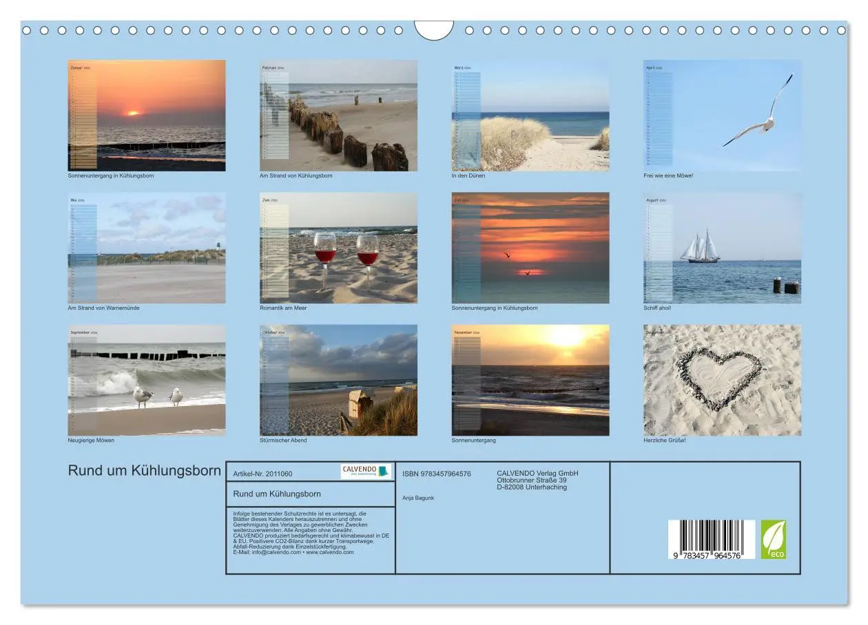 Bild: 9783457964576 | Rund um Kühlungsborn (Wandkalender 2026 DIN A3 quer), CALVENDO...