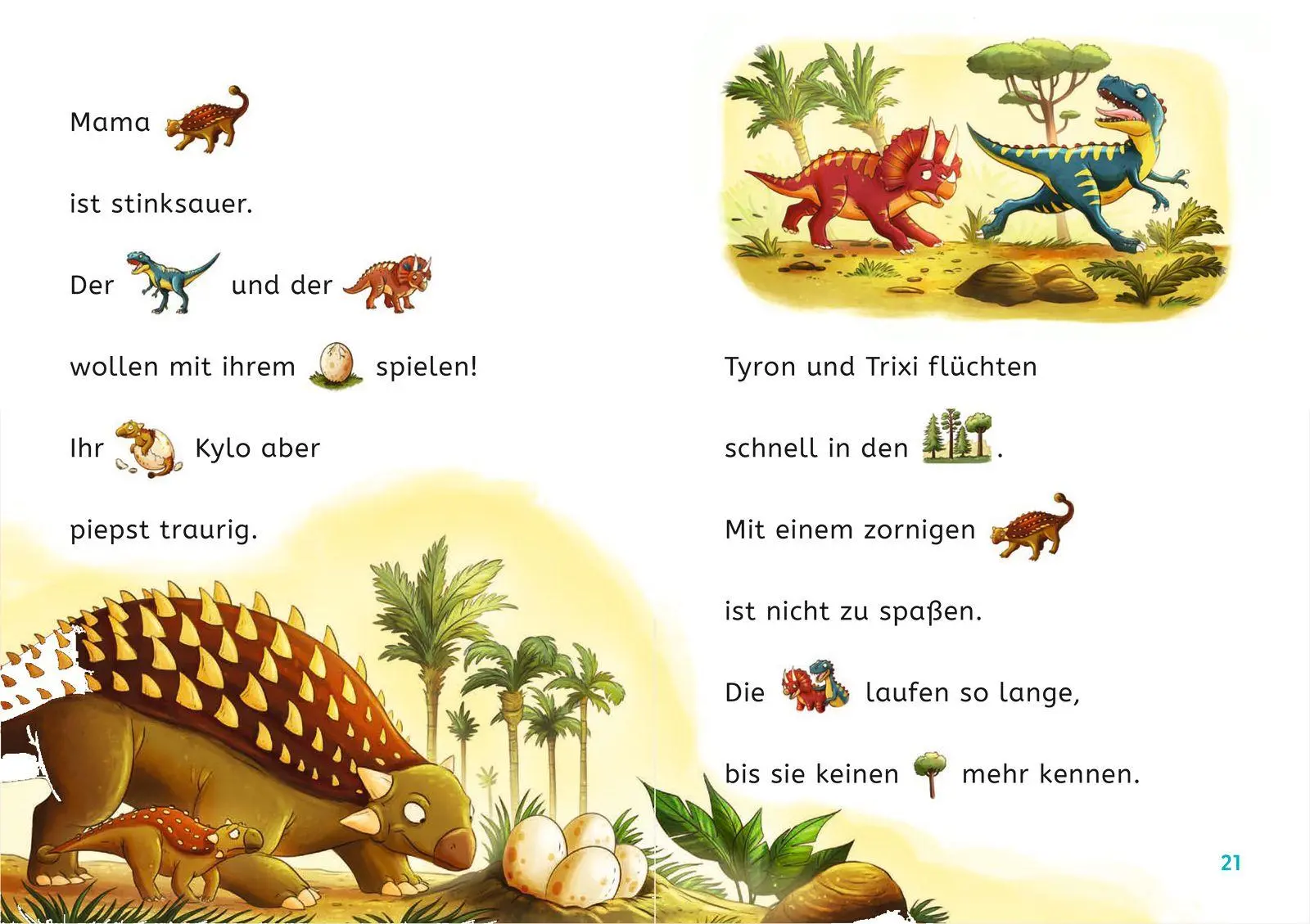 Bild: 9783737374576 | Leseprofis - Mit Bildern lesen lernen: Zwei Dinos wollen nach...