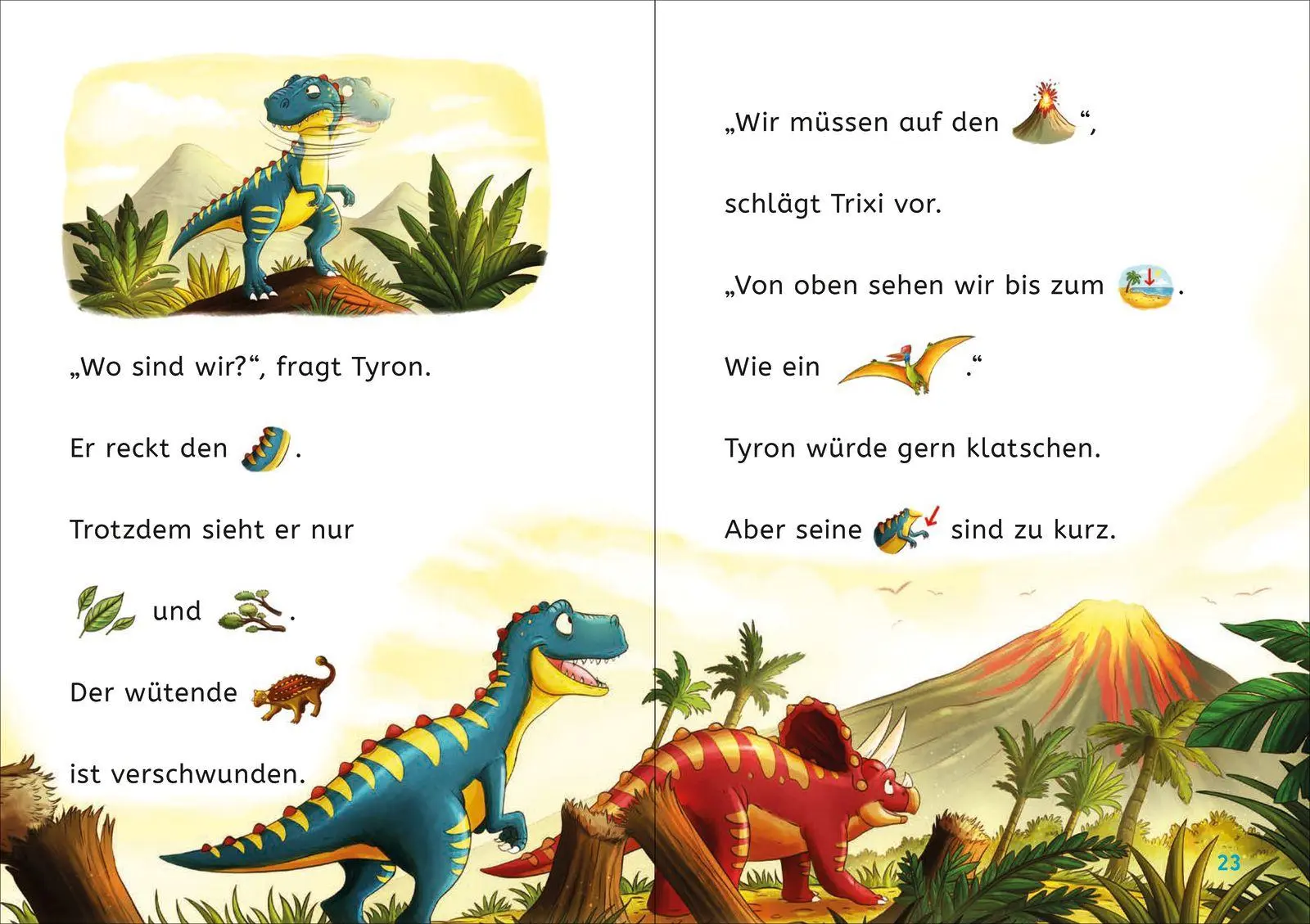 Bild: 9783737374576 | Leseprofis - Mit Bildern lesen lernen: Zwei Dinos wollen nach...