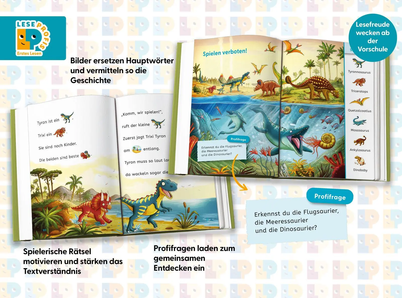 Bild: 9783737374576 | Leseprofis - Mit Bildern lesen lernen: Zwei Dinos wollen nach...
