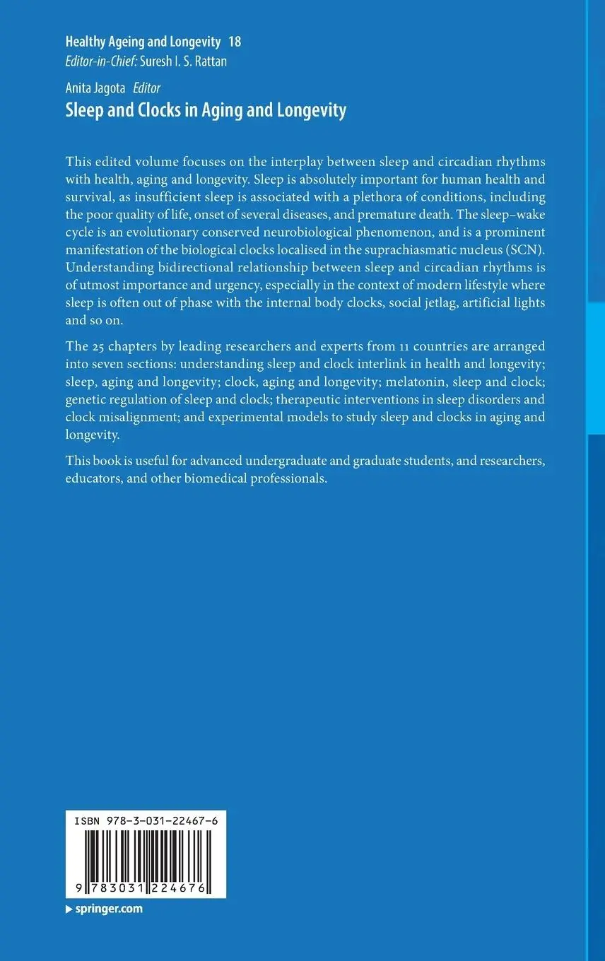 Rückseite: 9783031224676 | Sleep and Clocks in Aging and Longevity | Anita Jagota | Buch | ix