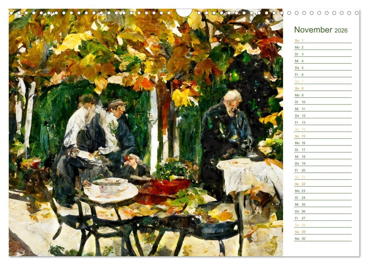Bild: 9783457574676 | Malerische Gärten - Im Stile des Impressionismus (Wandkalender 2026...