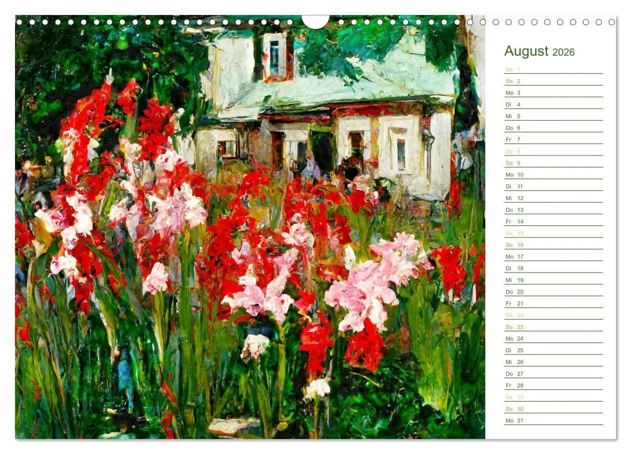 Bild: 9783457574676 | Malerische Gärten - Im Stile des Impressionismus (Wandkalender 2026...