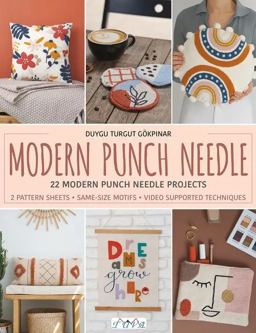 Cover: 9786057834676 | Modern Punch Needle | Modern and Fresh Punch Needle Projects | Turgut