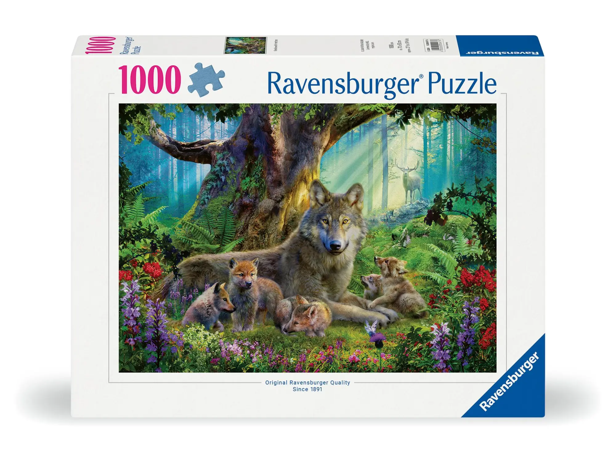 Cover: 4005555004776 | Erwachsenenpuzzle 1000 Teile - Wölfe im Wald | Spiel | 12000477 | 2024